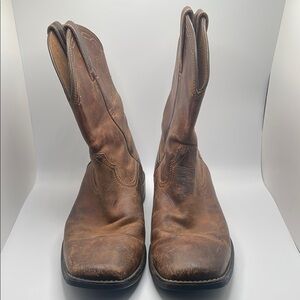 Ariat Brown Leather Cowboy Boots